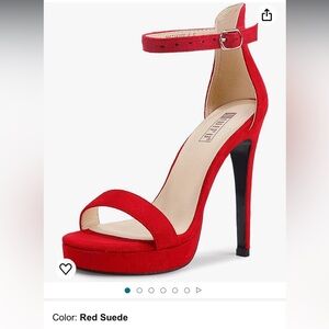 red stiletto heel